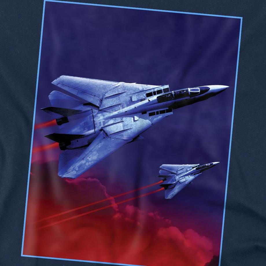 Top Gun Top Gun Fighter Jet T-Shirt Imprimé Graphique  