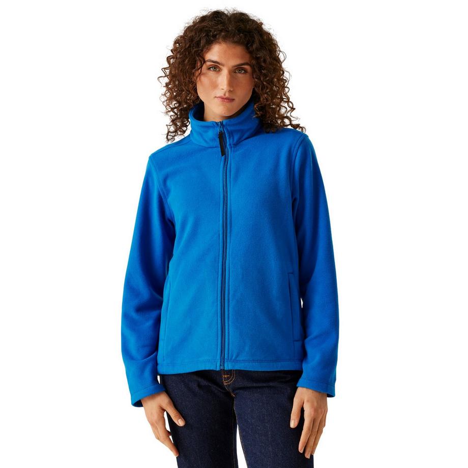 Micro Fleecejacke Durchgehender Reißverschluss