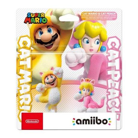 Nintendo  Amiibo Doppelpack: Katzen-Mario und Katzen-Peach 