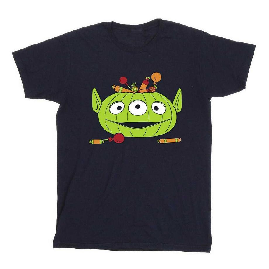 T-ShirtMotiftyle Halloween Alien Pumpkin Basket