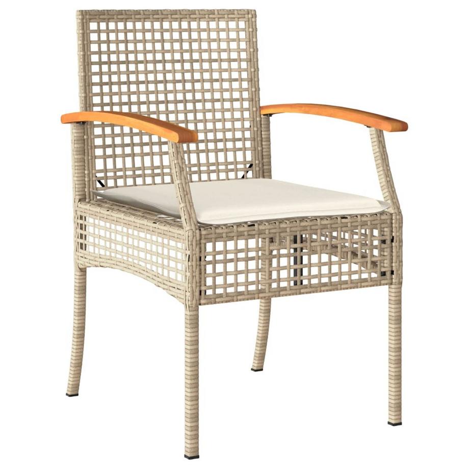 VidaXL set da pranzo da giardino Polirattan  