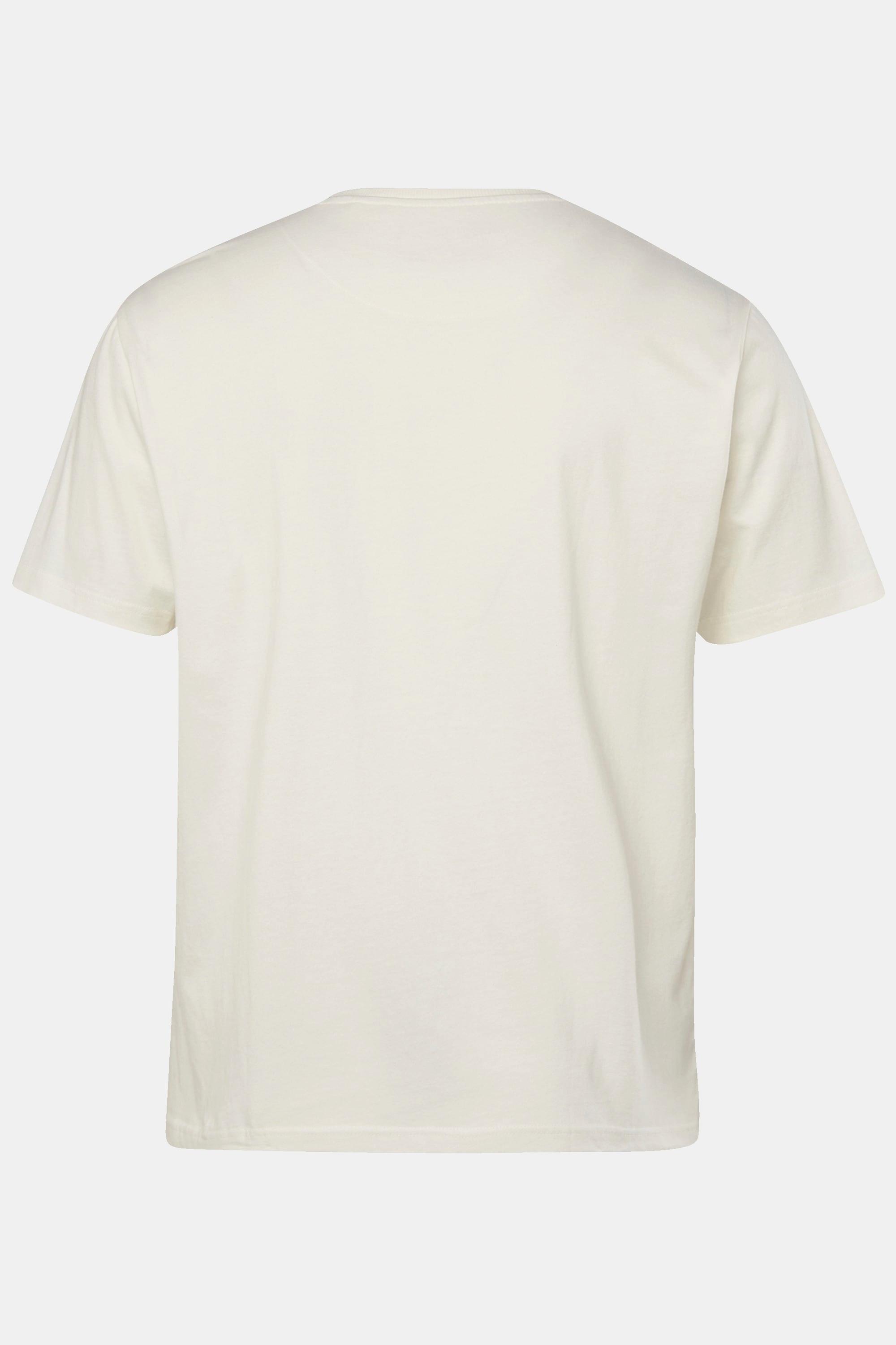 Sthuge  T-shirt STHUGE con stampa, scollo a girocollo e mezze maniche bianco sporco 