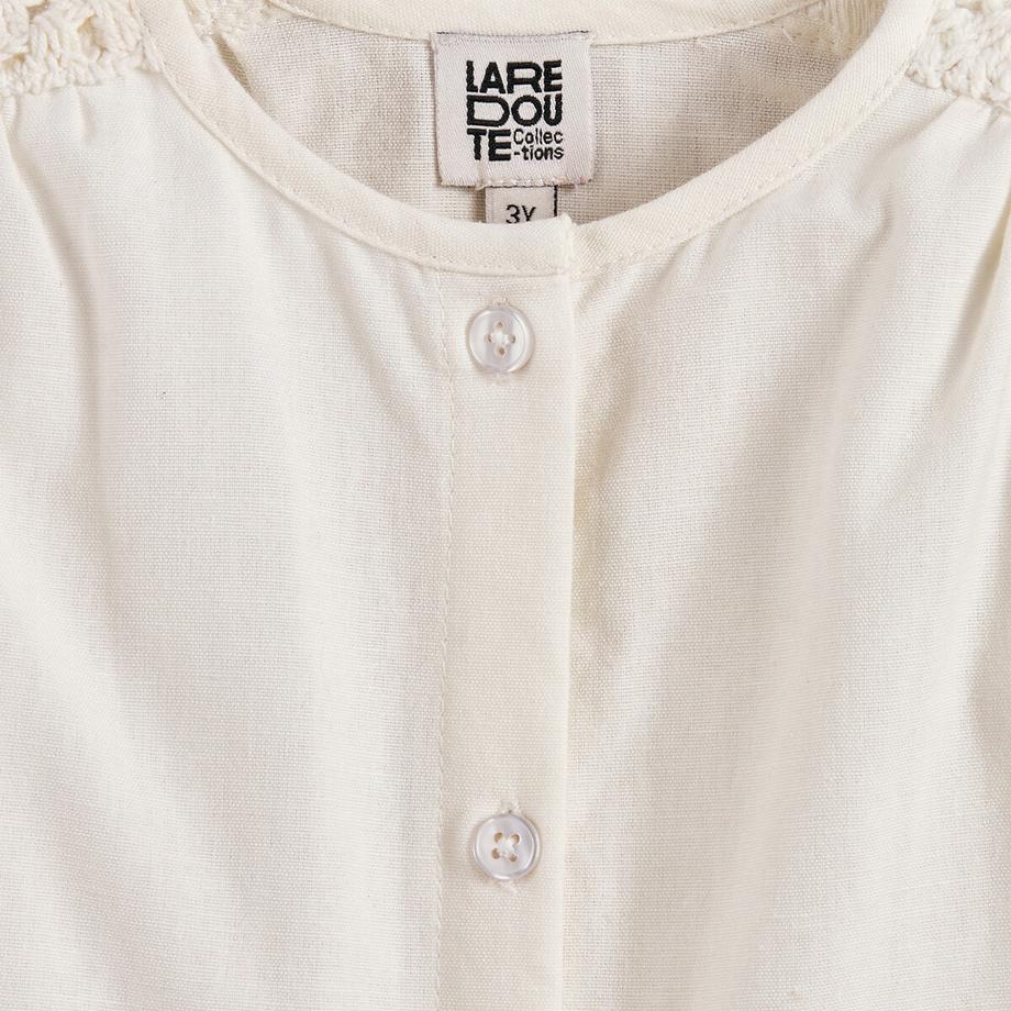 La Redoute Collections  Ärmellose Bluse aus Baumwolle 