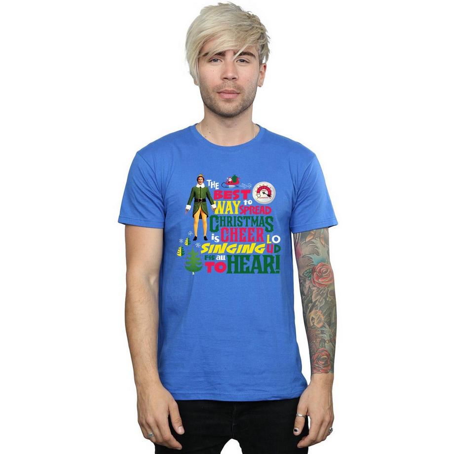 Elf T-shirt Christmas Cheer  