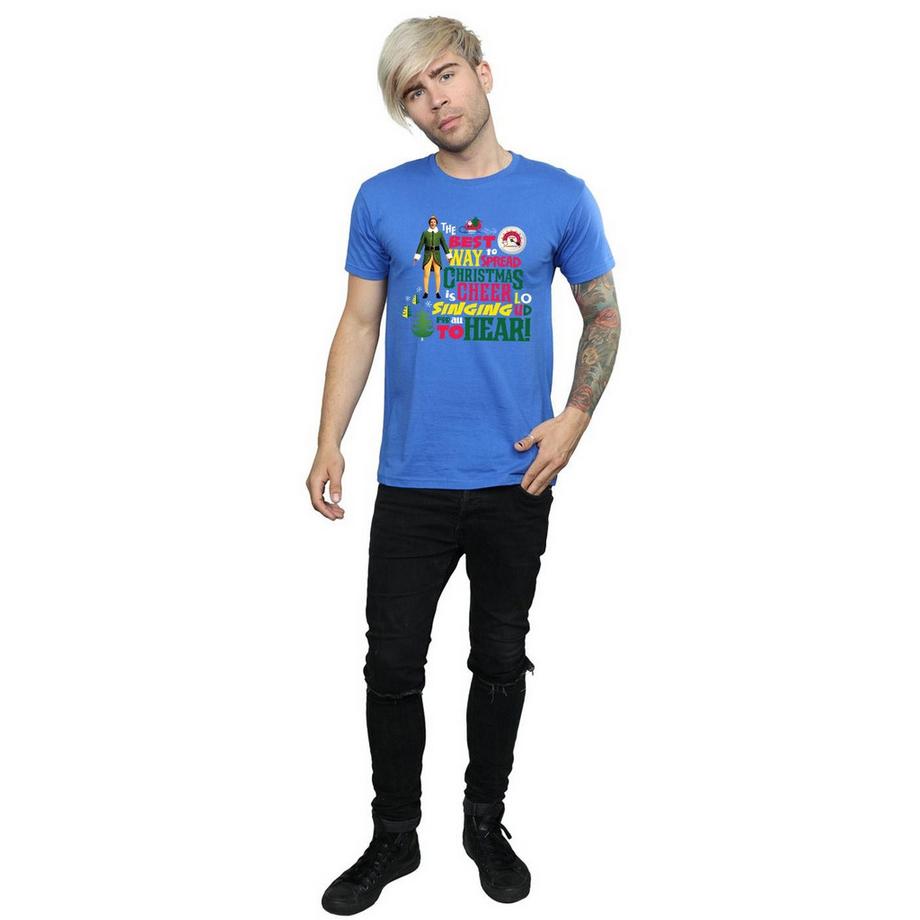 Elf T-shirt Christmas Cheer  