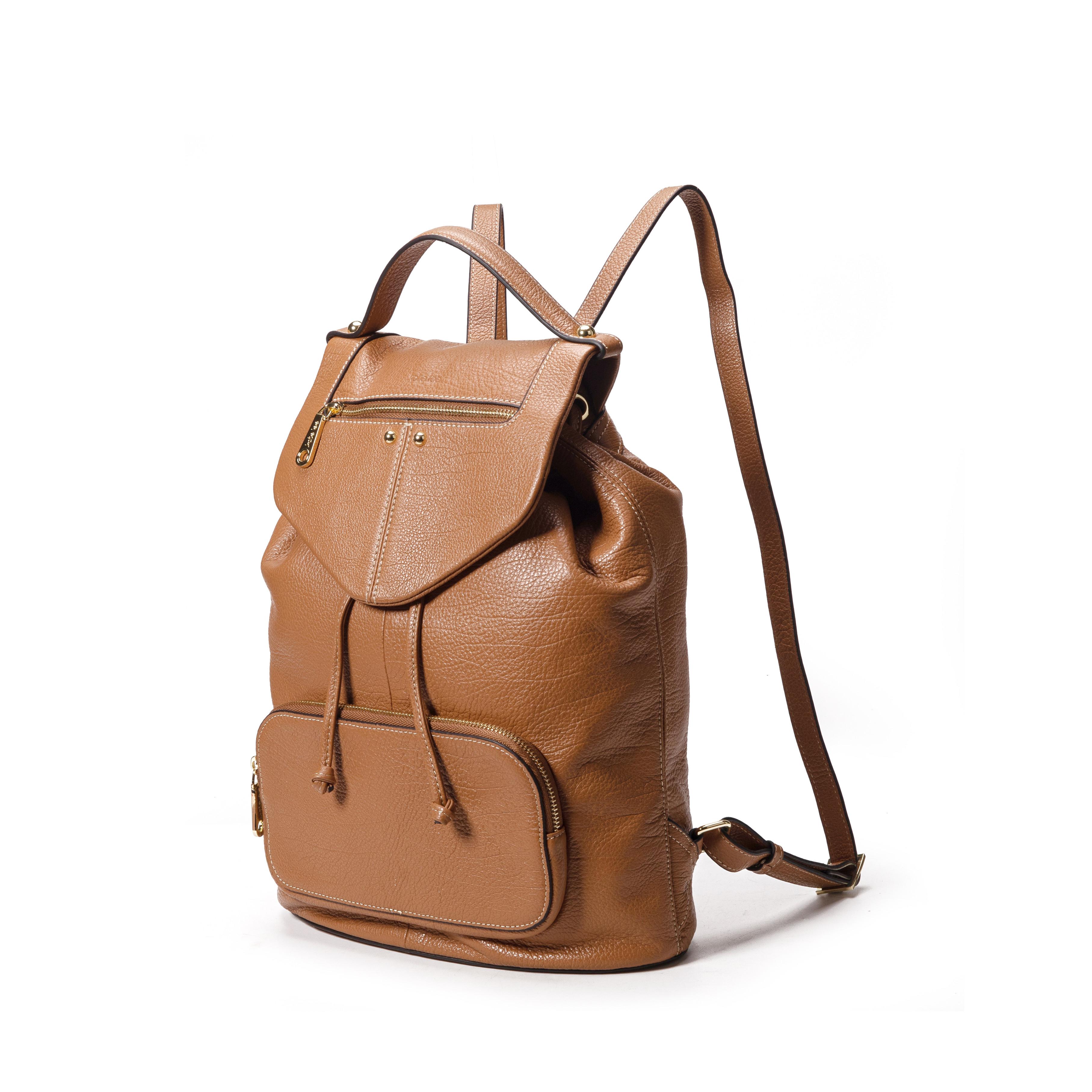 Kate Lee Rucksack aus Leder Sena camel  