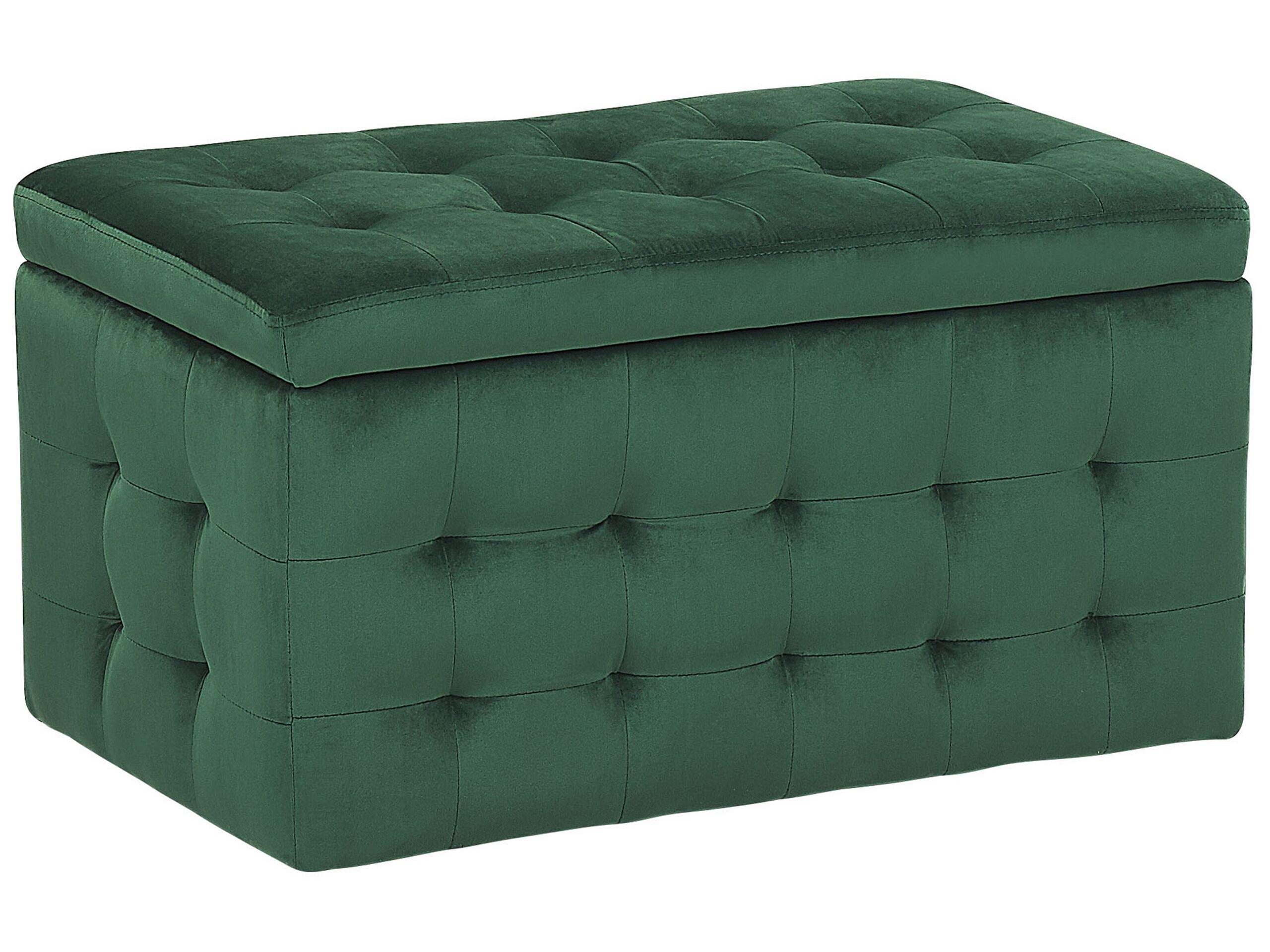 Beliani Ottoman en Velours Glamour MICHIGAN  