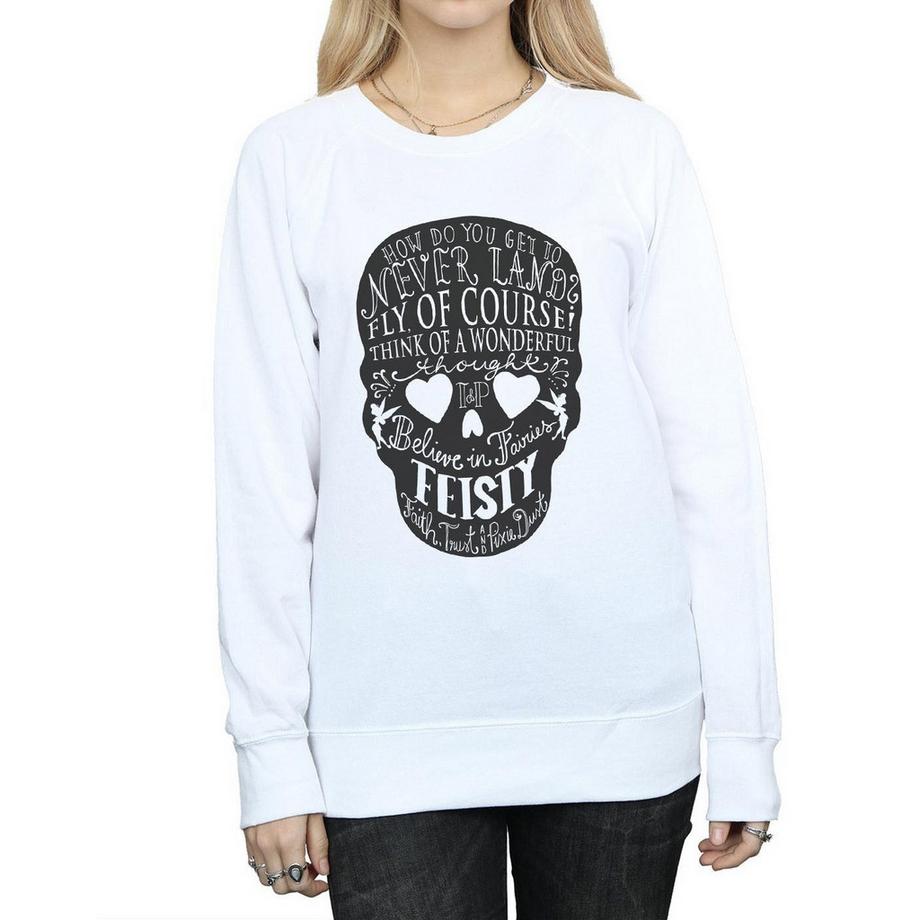 Disney Girocollo Stampa Grafica Felpa  