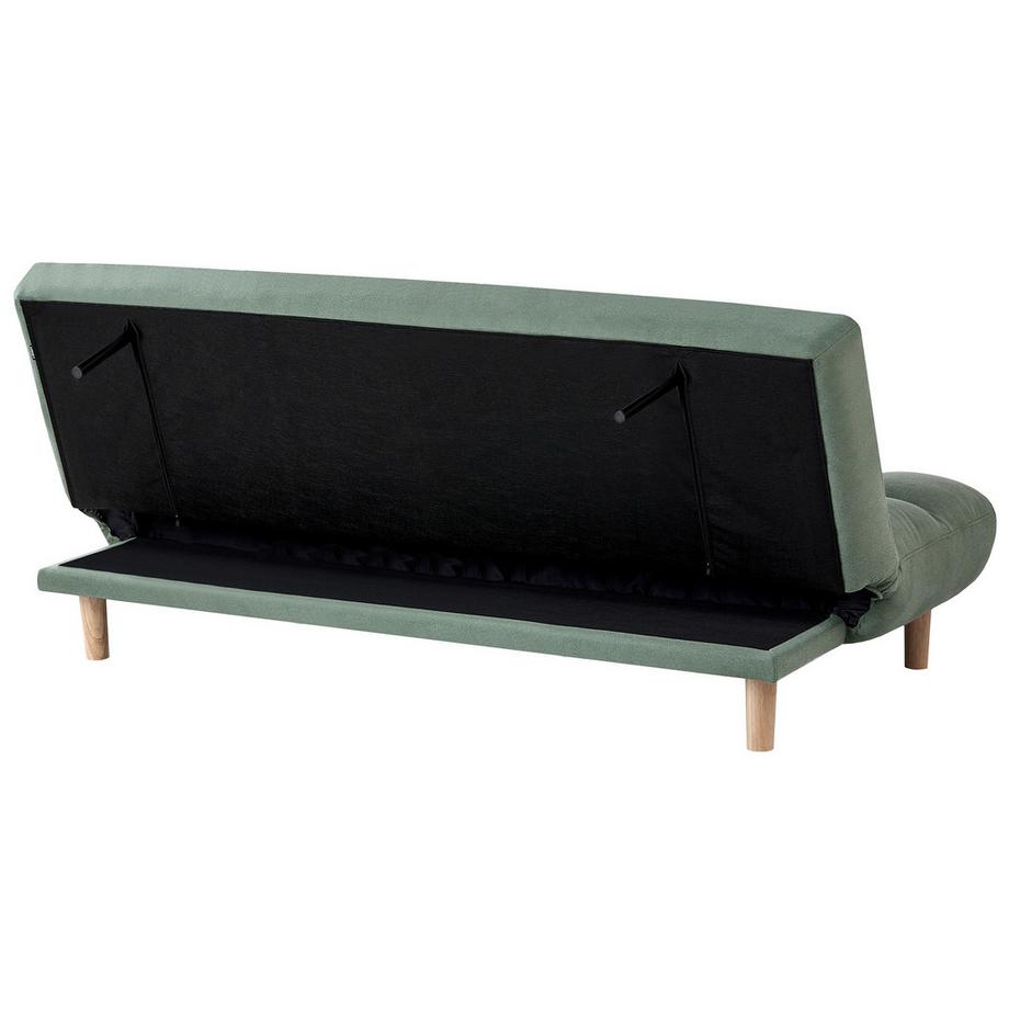 Beliani Canapé-lit en Tissu Scandinave RISOR  