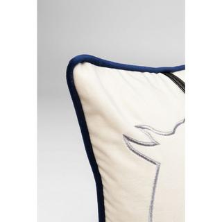 KARE Design Coussin Têtes de Cheval 28x50cm  