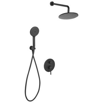 Set doccia da incasso con soffione a pioggia en Ottone Moderno PUELO