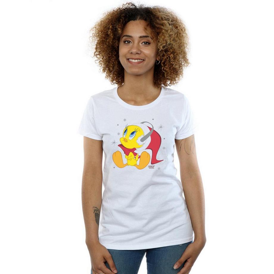 LOONEY TUNES Tweety Bird T-Shirt Noël  
