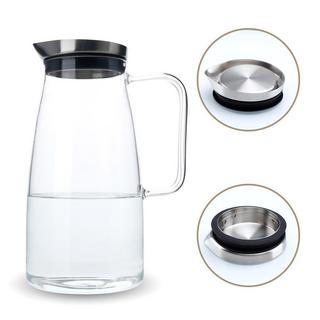 Intirilife Carafe d’Eau en Verre Borosilicaté  