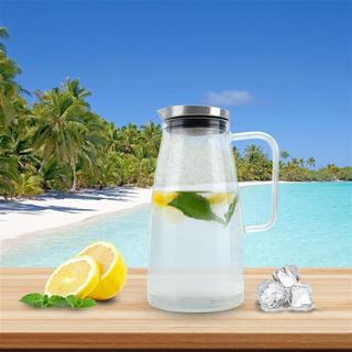 Intirilife Carafe d’Eau en Verre Borosilicaté  