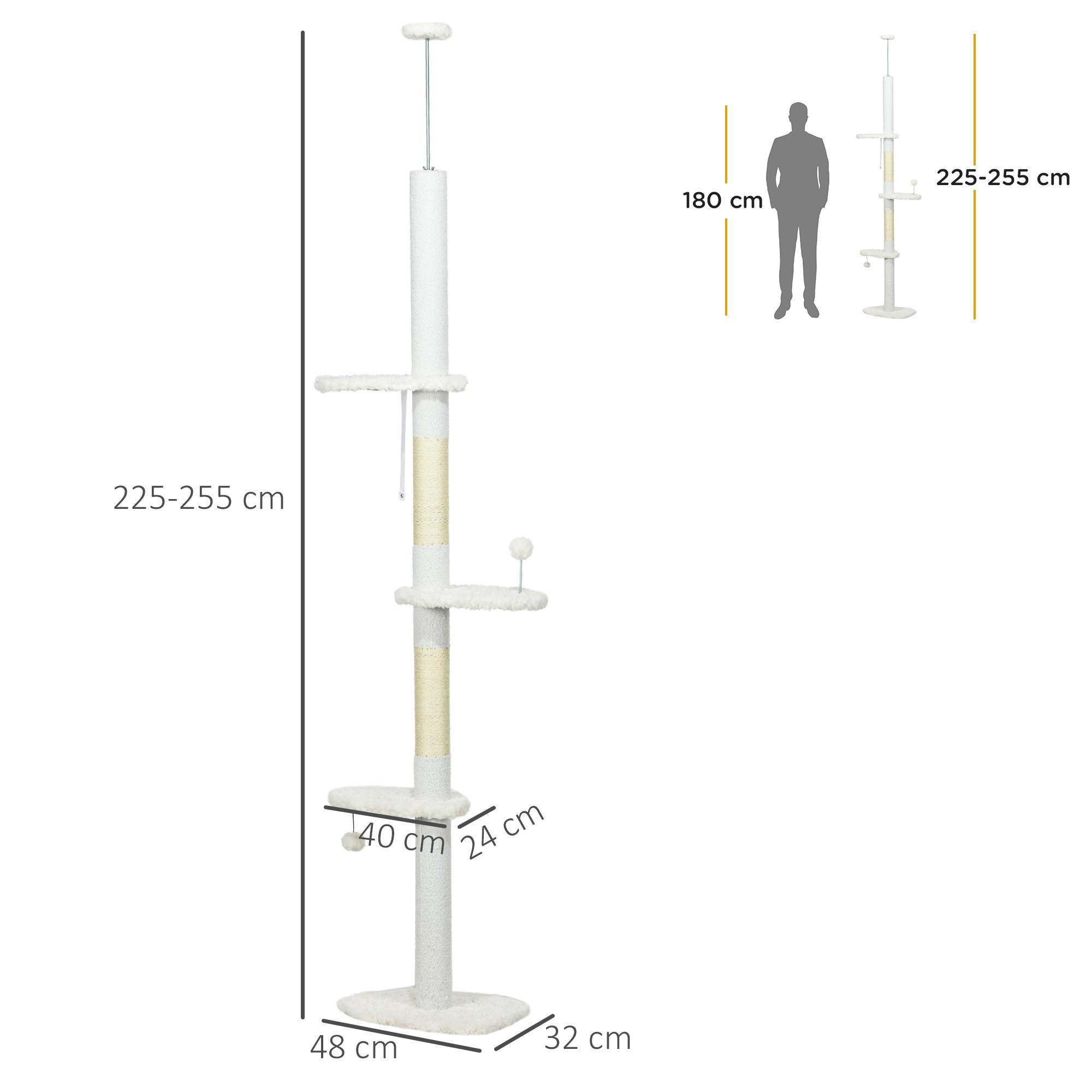 PawHut  Arbre à gratter 