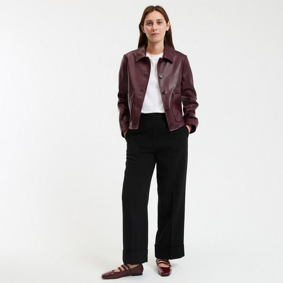 La Redoute Collections Veste Courte en Cuir  