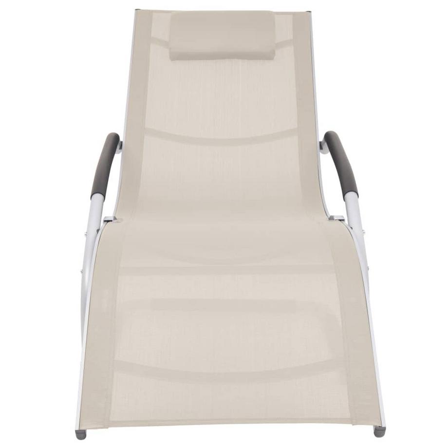 VidaXL Chaise longue métal  