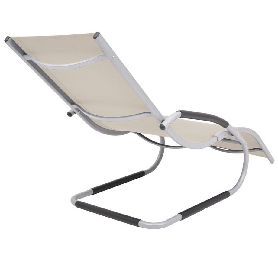VidaXL Chaise longue métal  