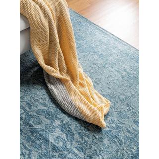 Benuta Tapis tissé à plat Tosca Bleu  