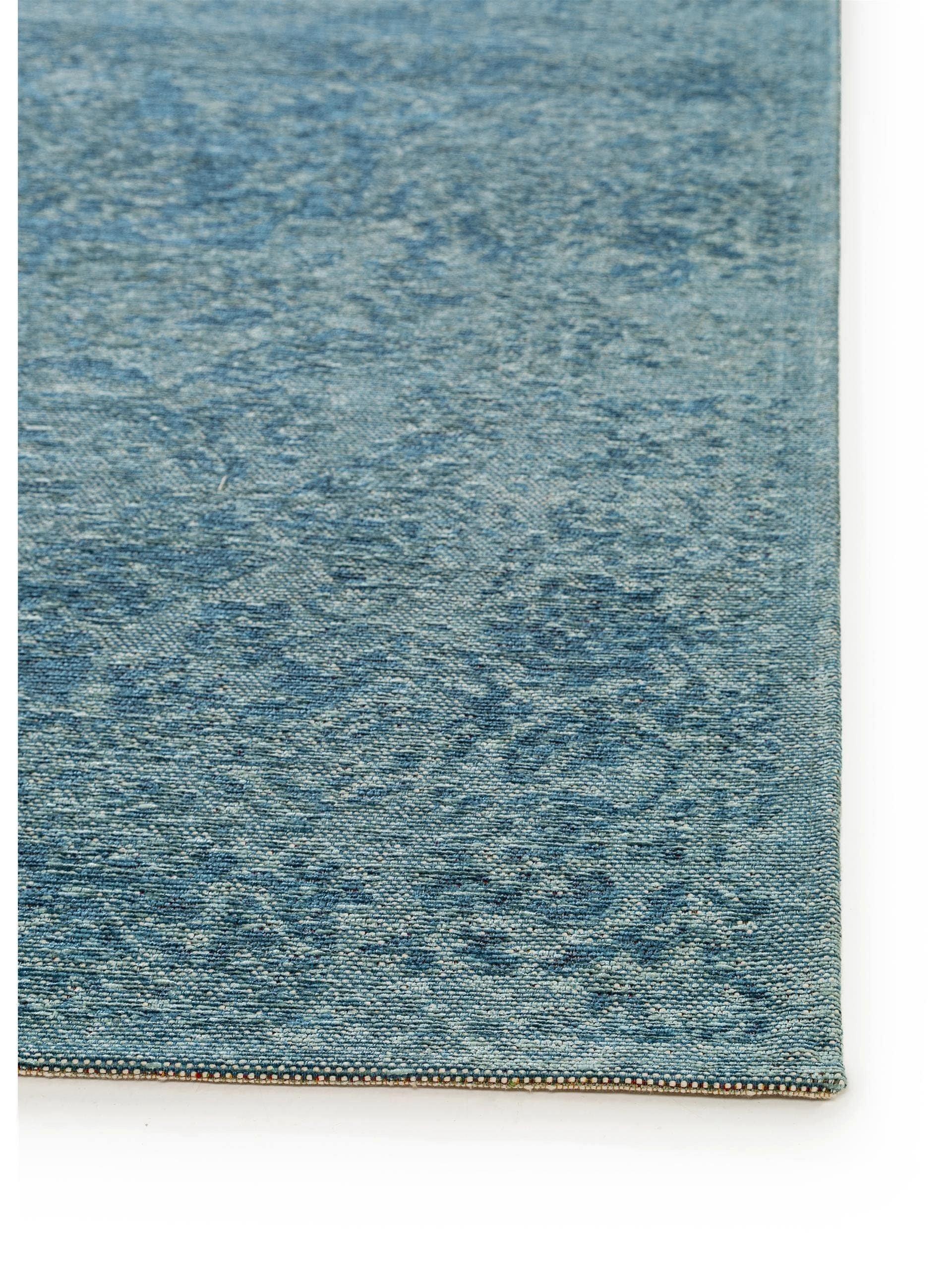 Benuta Tapis tissé à plat Tosca Bleu  