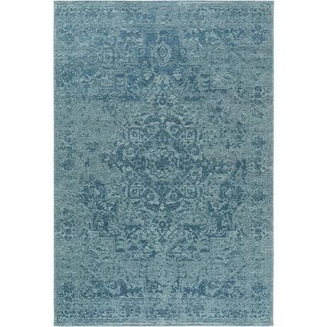 Benuta Tapis tissé à plat Tosca Bleu  