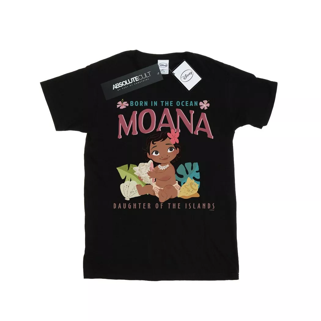 Disney - Born In The Ocean TShirt, für Damen, Schwarz, Größe XL