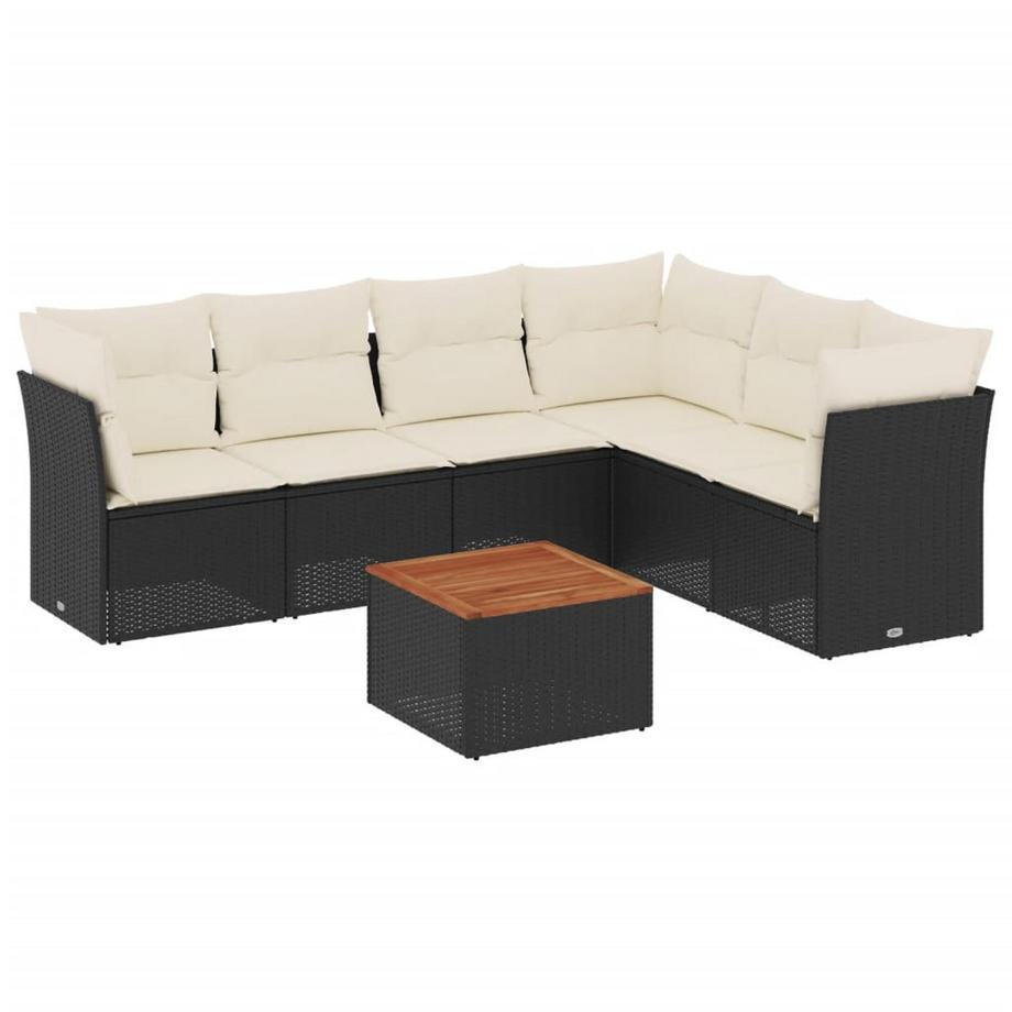 set divano da giardino Polirattan