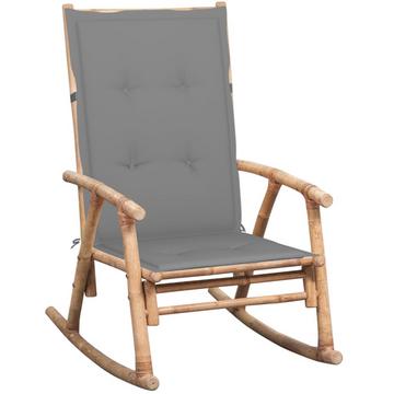 Chaise à bascule bambou