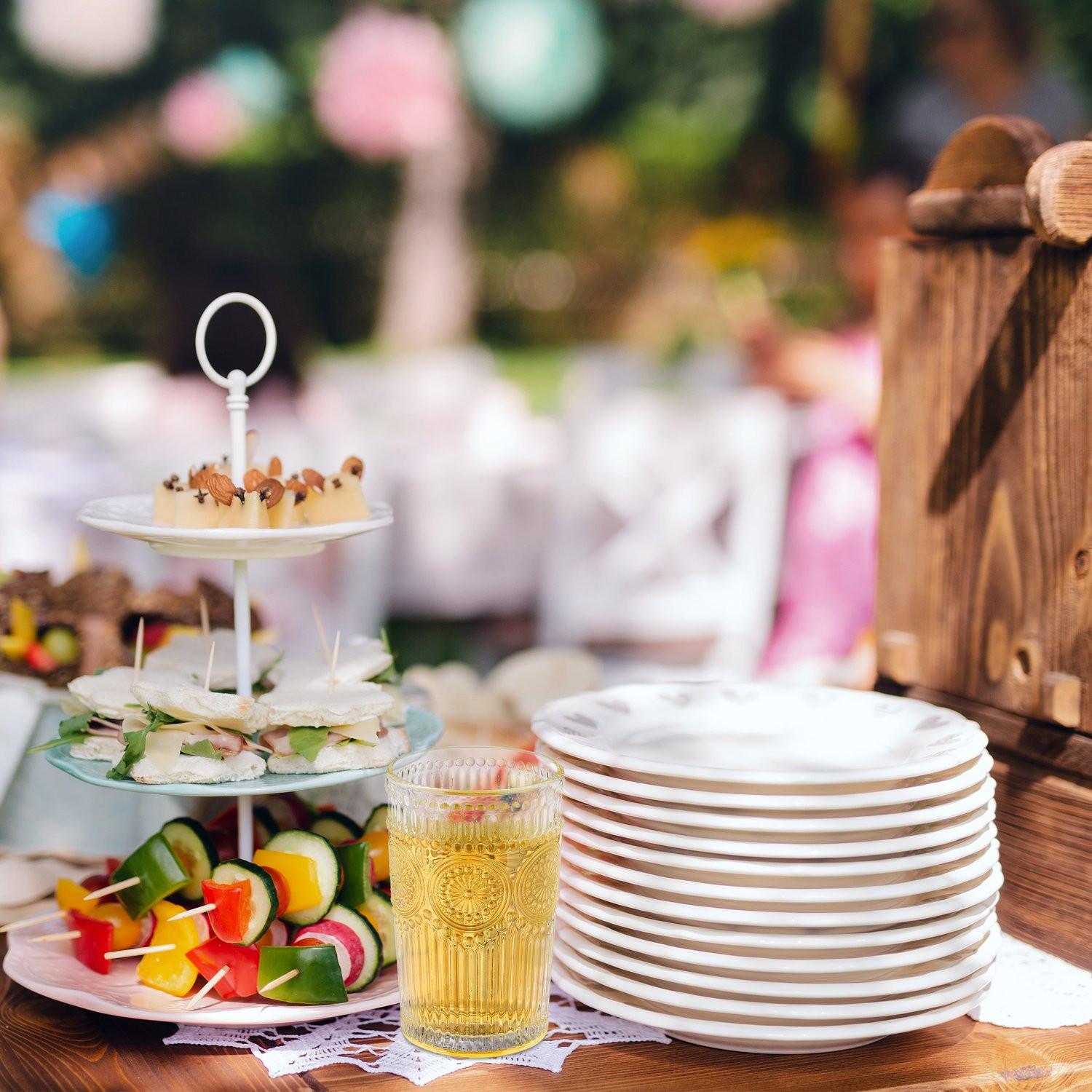 Northio Trinkgläser Vintage 40 cl 4er Set  