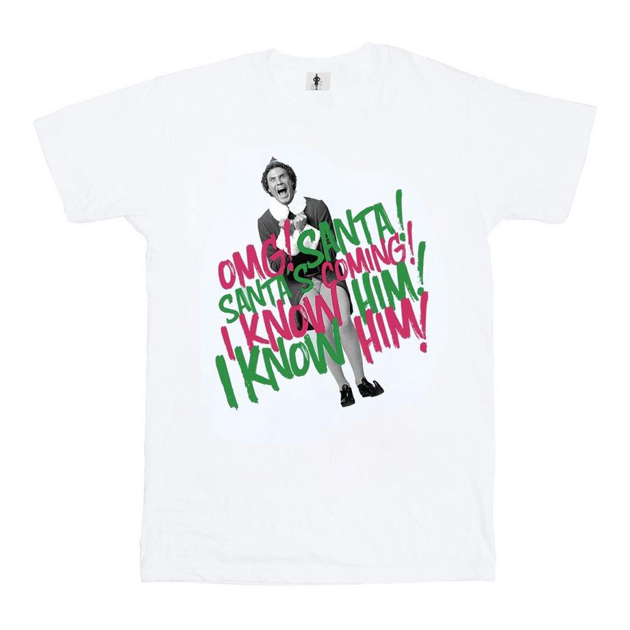 Elf Santa's Coming T-Shirt Imprimé  