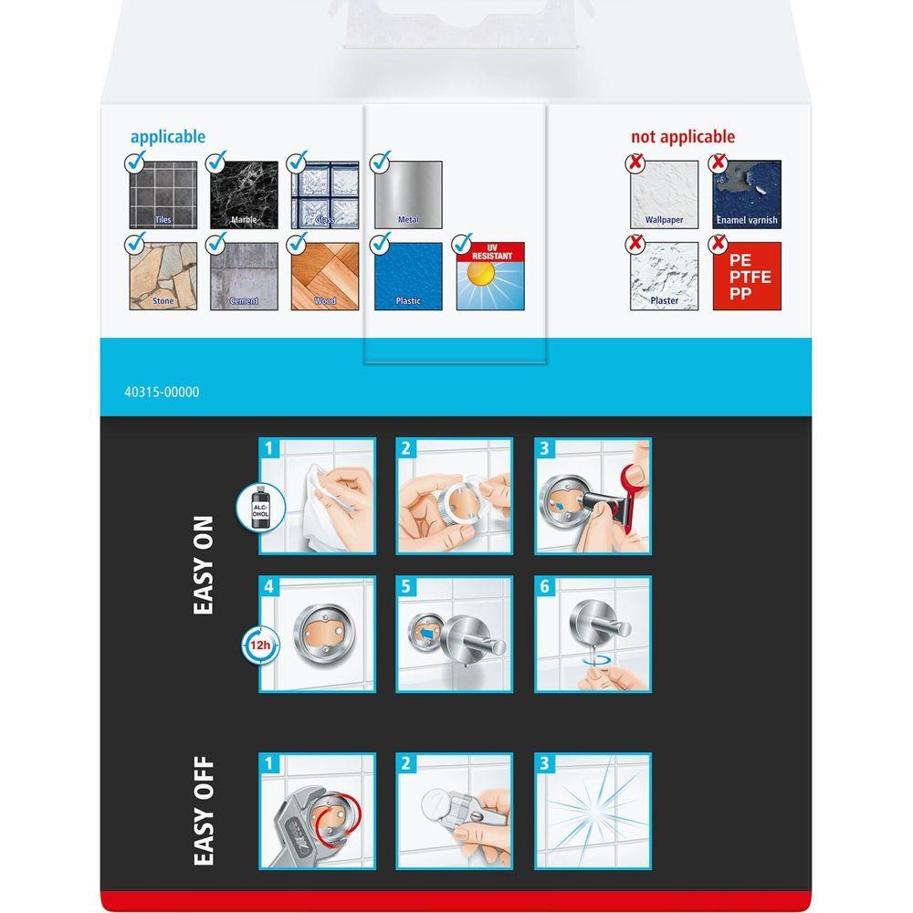 Tesa Toilettenpapierhalterung mit Deckel  