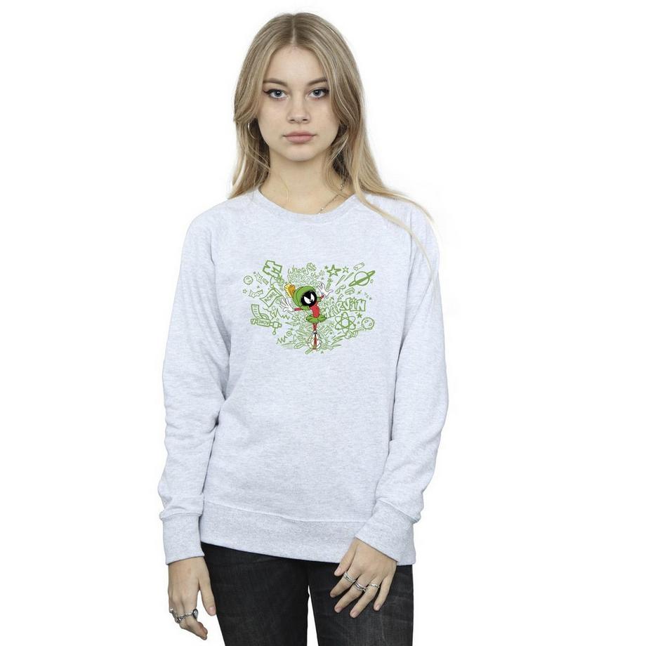 LOONEY TUNES Marvin der Marsmensch bedrucktes Sweatshirt  