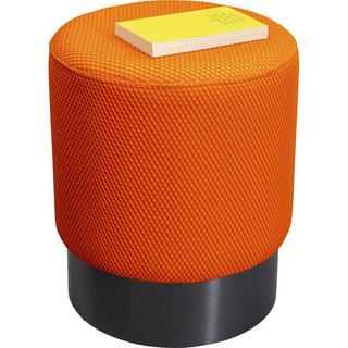 KARE Design Hocker Jody Mesh orange rund 35  