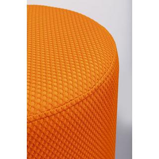 KARE Design Sgabello Jody Mesh arancio nero rotondo 35  