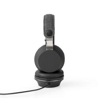Nedis  On-Ear-Kabel-Kopfhörer | 3,5 mm | Kabellänge: 1,20 m | Anthrazit / Schwarz 
