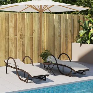VidaXL Sonnenliege poly-rattan  