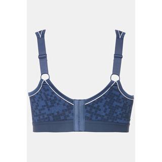 Ulla Popken  Reggiseno minimizer senza ferretto con effetto denim e coppa C-D 