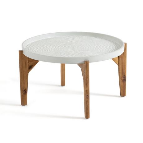 La Redoute Intérieurs Table basse acacia et fibres de ciment  