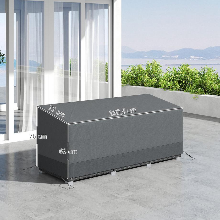 Outsunny housse pour mobilier de jardin  