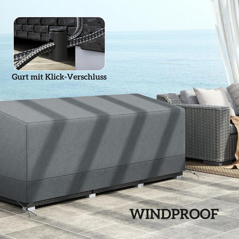 Outsunny housse pour mobilier de jardin  