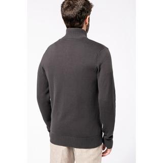 Kariban Strickjacke mit Reissverschluss  