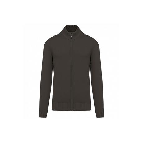 Kariban Strickjacke mit Reissverschluss  