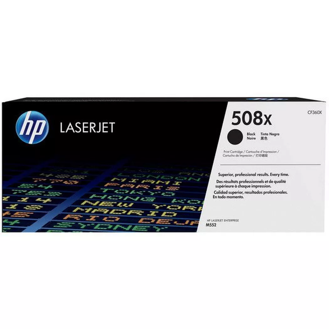 Hewlett-Packard – HP Toner-Modul 508X schwarz CF360X CLJ Enterprise M552 12’500 S., One Size