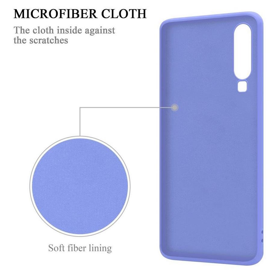 Cadorabo  Housse compatible avec Huawei P30 - Coque de protection en silicone TPU flexible avec anneau 