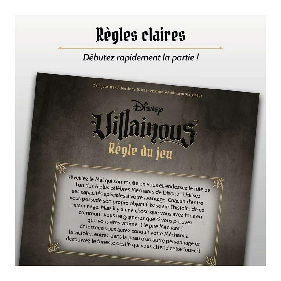 Ravensburger  Ravensburger- Disney Villainous - Jeu De Stratégie 