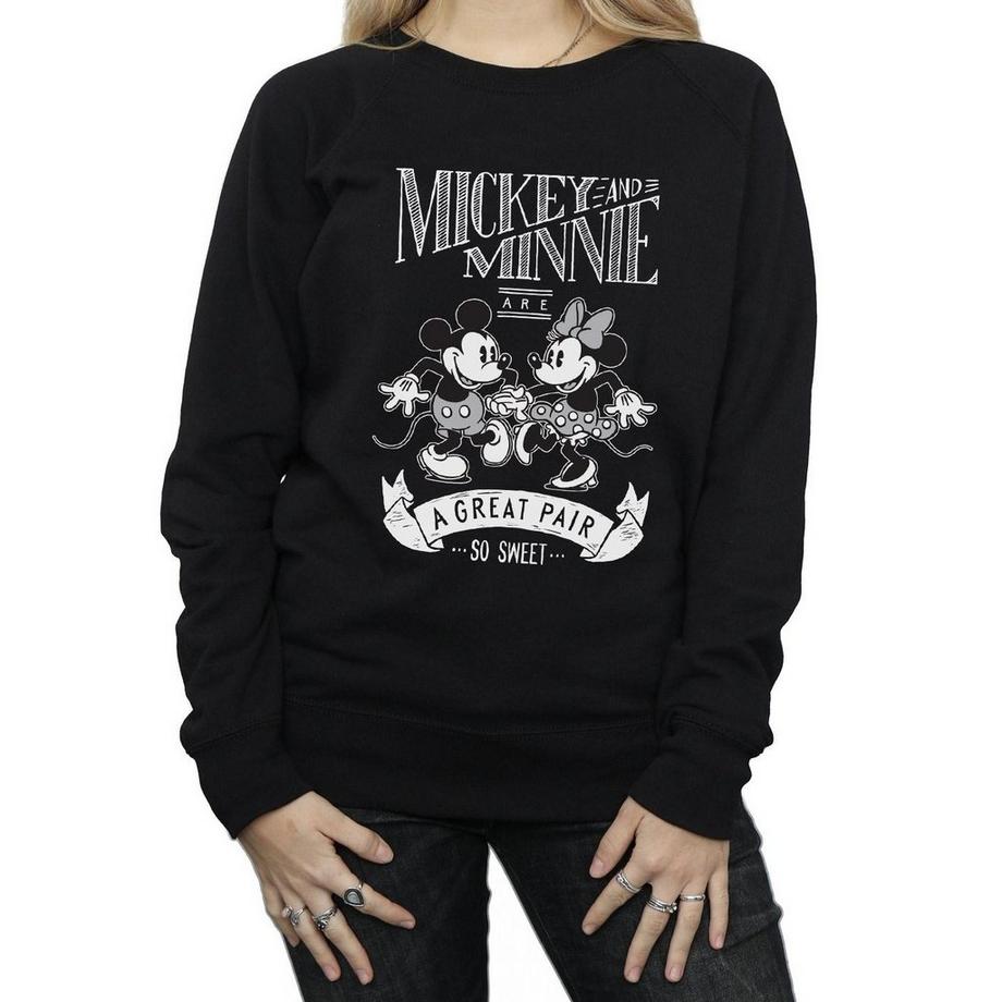 Disney Mickey e Minnie Felpa con Stampa Grafica  
