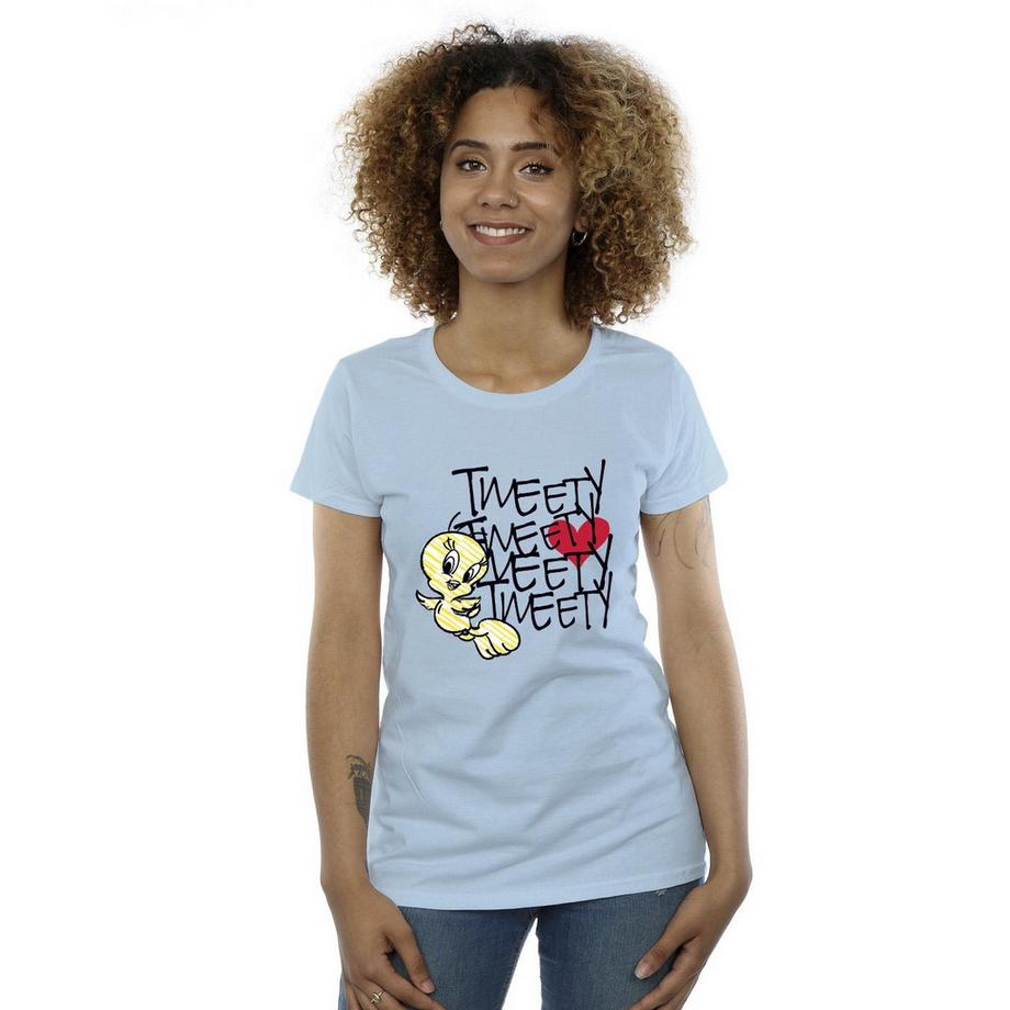 LOONEY TUNES Tweety Bird Grafikdruck T-Shirt  