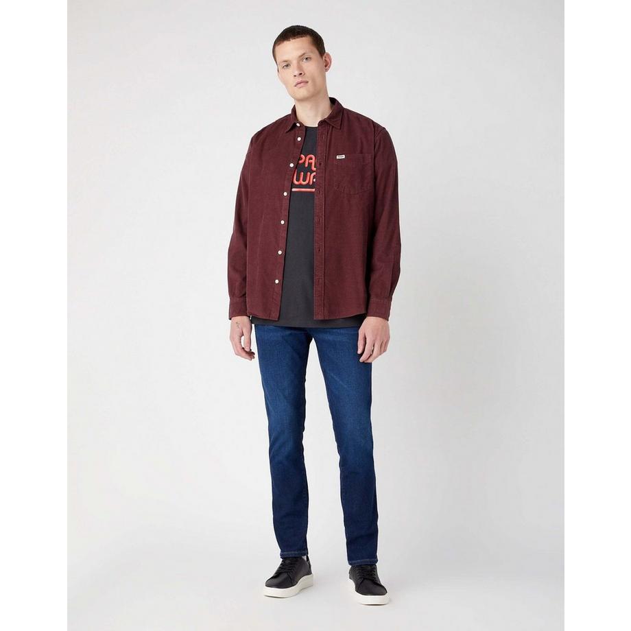 Wrangler One Pocket Corduroy Hemd  