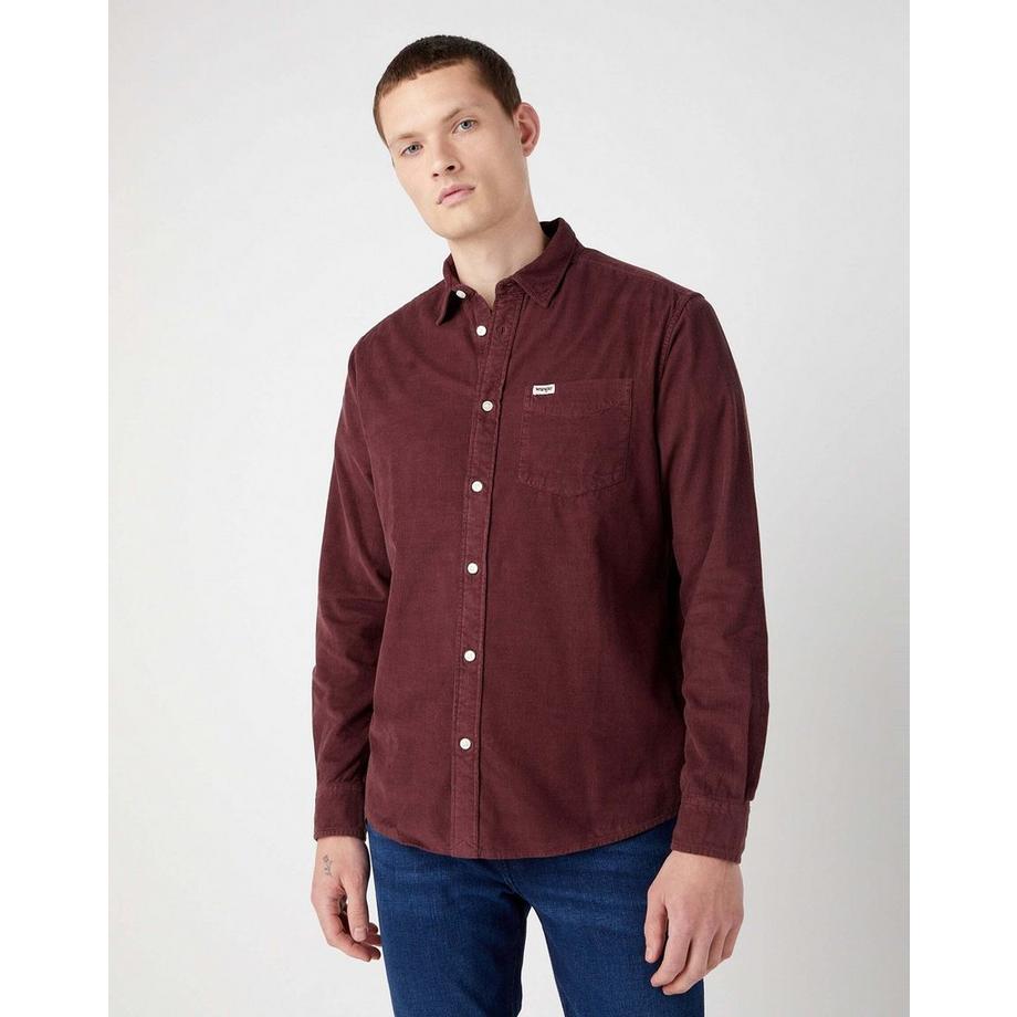 Wrangler One Pocket Corduroy Hemd  