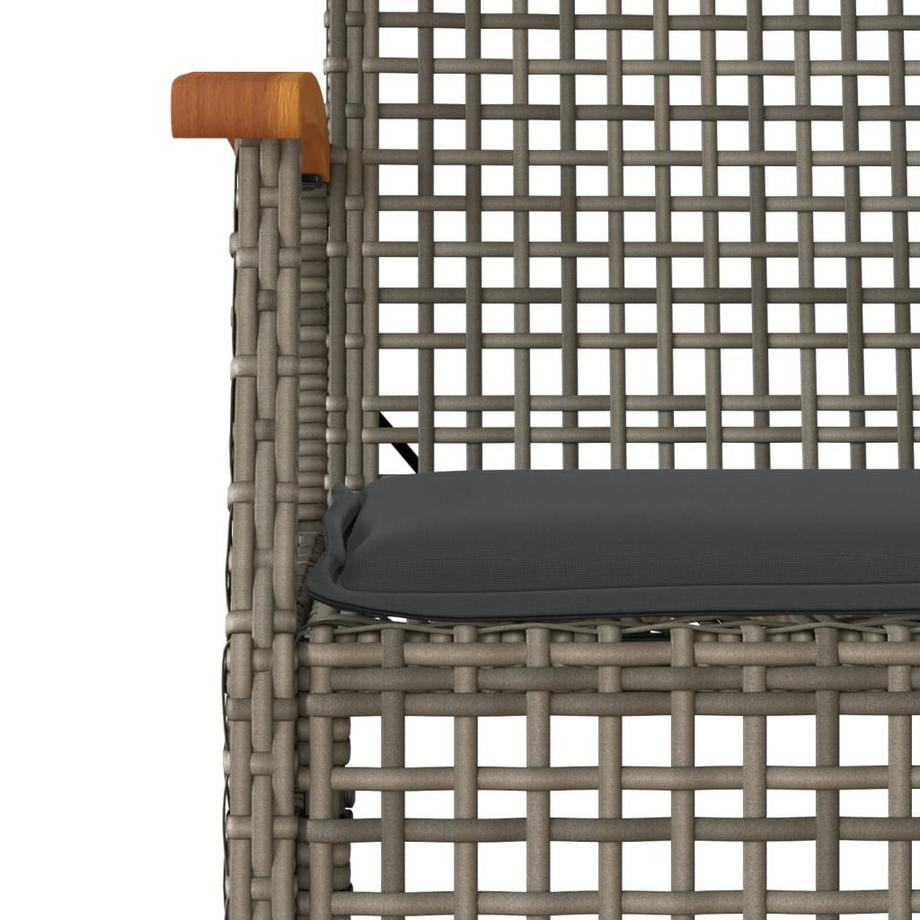 VidaXL Ensemble de salle à manger de jardin rotin synthétique  